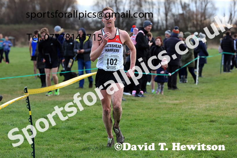 Senior mens 2024 NECAA Cross Country Champs., Temple Park, South Shields. Photo: David T. Hewitson/Sports for All Pics